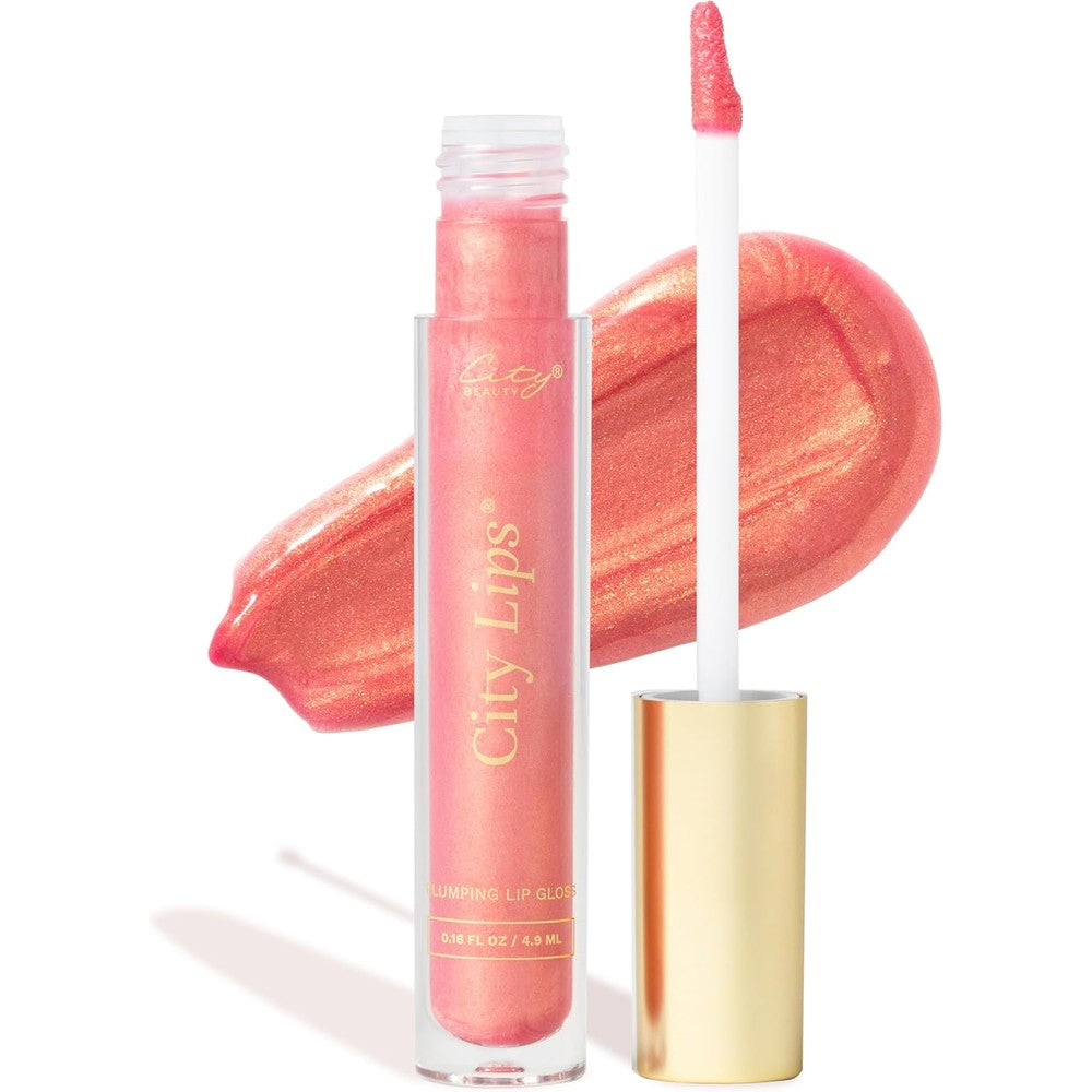City Beauty City Lips Plumping Lip Gloss Sun Diego front view packaging