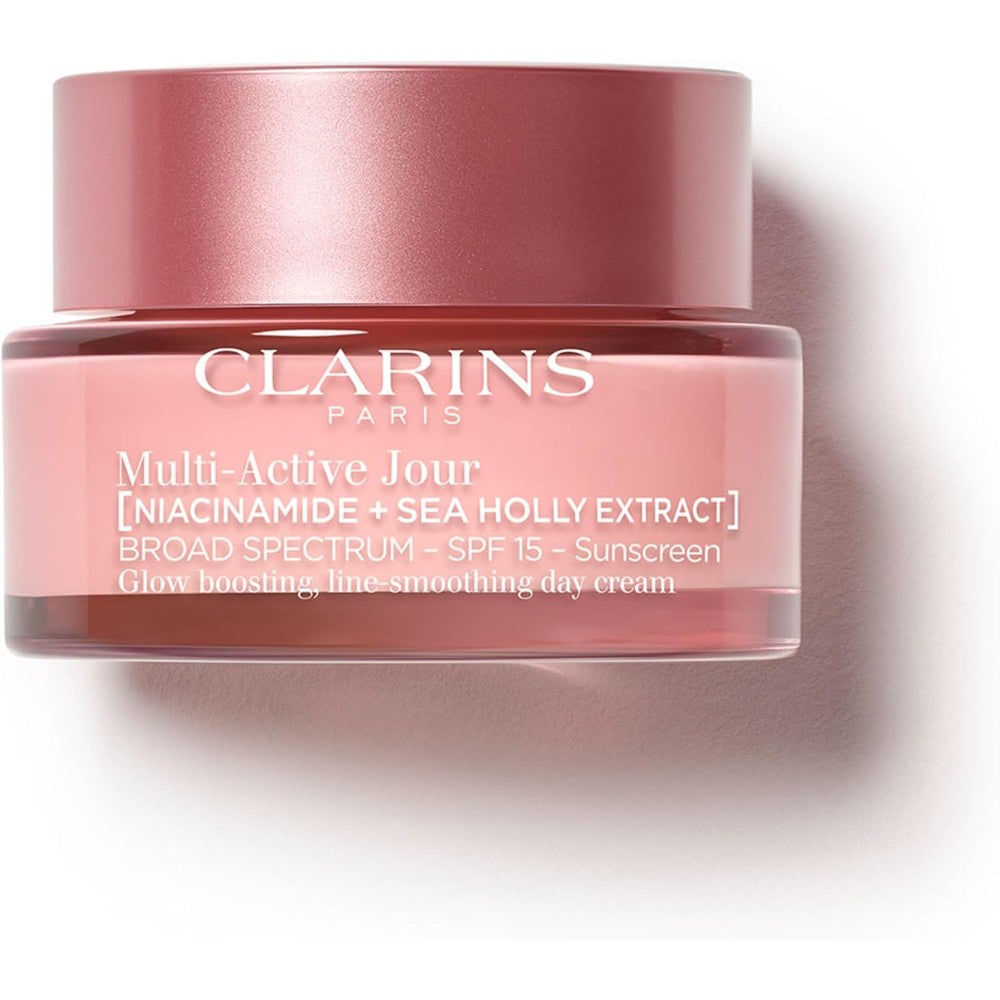 Clarins Multi Active Day Cream front view showing the 50ml jar packaging.