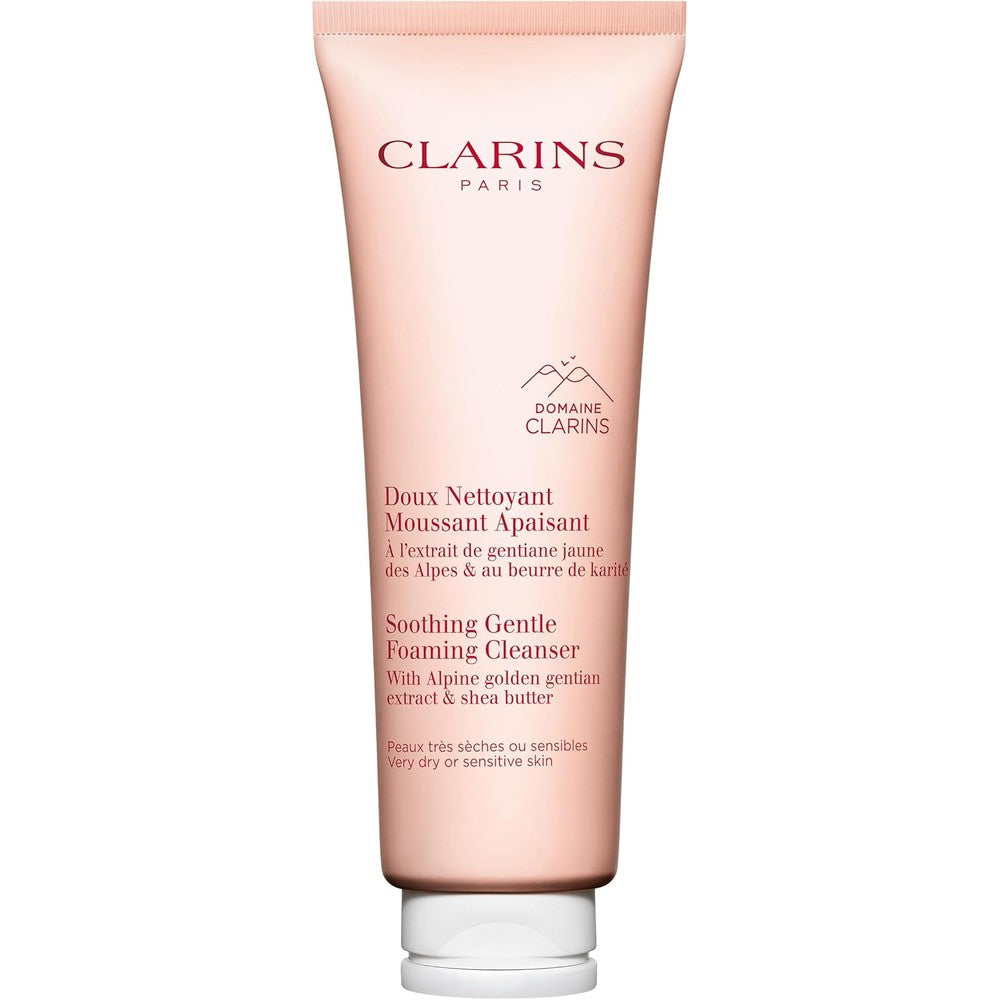 Clarins Soothing Gentle Foaming Cleanser front view premium skincare online