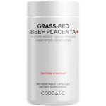 Codeage Grass Fed Beef Placenta Liver Grass Finished, Undefated 180 Capsules