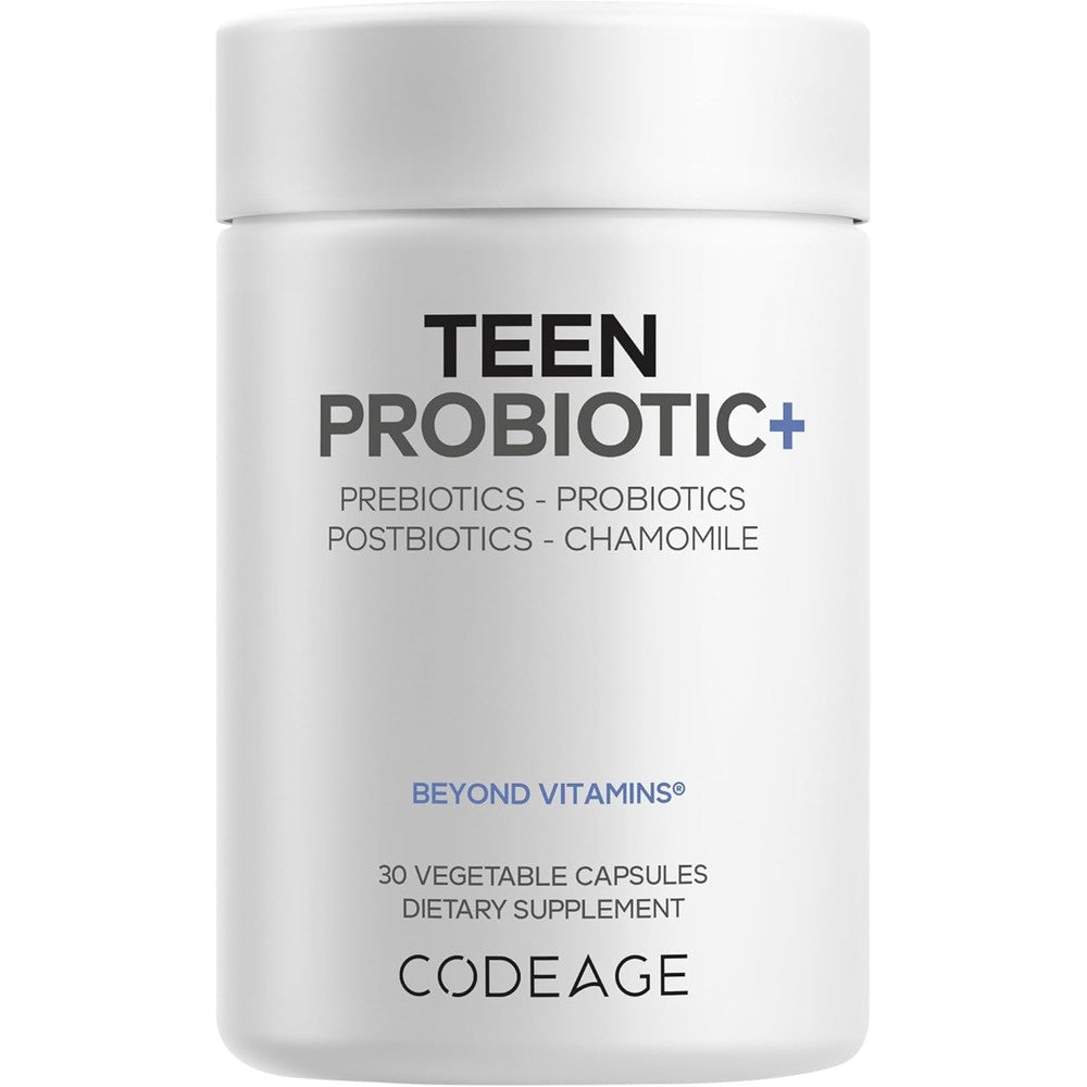 Codeage Teen Probiotic And Prebiotic Supplement 25 Billion CFU 30 Capsules