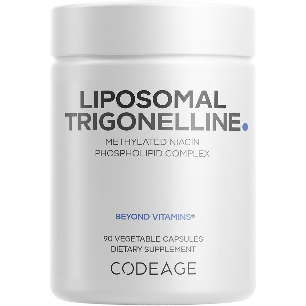 Codeage Liposomal Trigonelline Supplement Vegan Nootropic 250mg, 90 Capsules