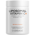 Codeage Liposomal Vitamin C Vitamins With Zinc And Elderberry 90 Capsules
