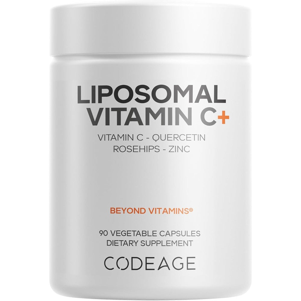 Codeage Liposomal Vitamin C Vitamins With Zinc And Elderberry 90 Capsules