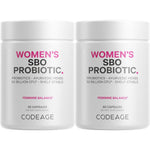 Codeage Womens SBO Probiotics 50 Billion CFUs Prebiotics Non GMO 2 Pack