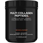 Codeage Multi Collagen Peptides Probiotics Black Edition Unflavored, 21oz