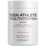 Codeage Teen Athlete Multivitamin Sports Supplement Electrolytes 60 Capsules