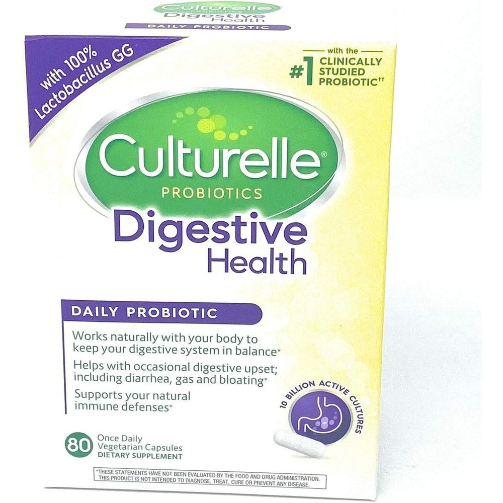 Culturelle Digestive Health Probiotic, 80 Capsules