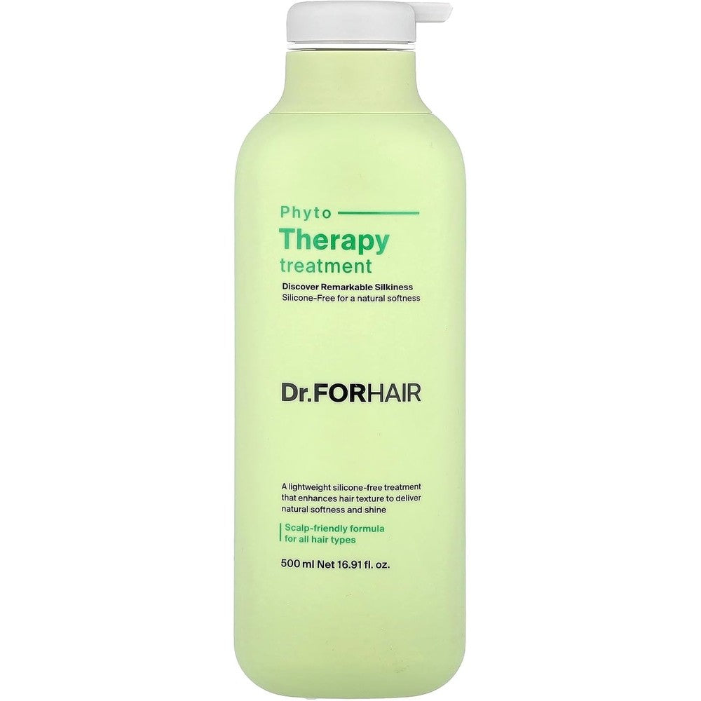 Dr.FORHAIR Folligen Phyto Therapy Treatment 500ml front view bottle for scalp pH balancing.