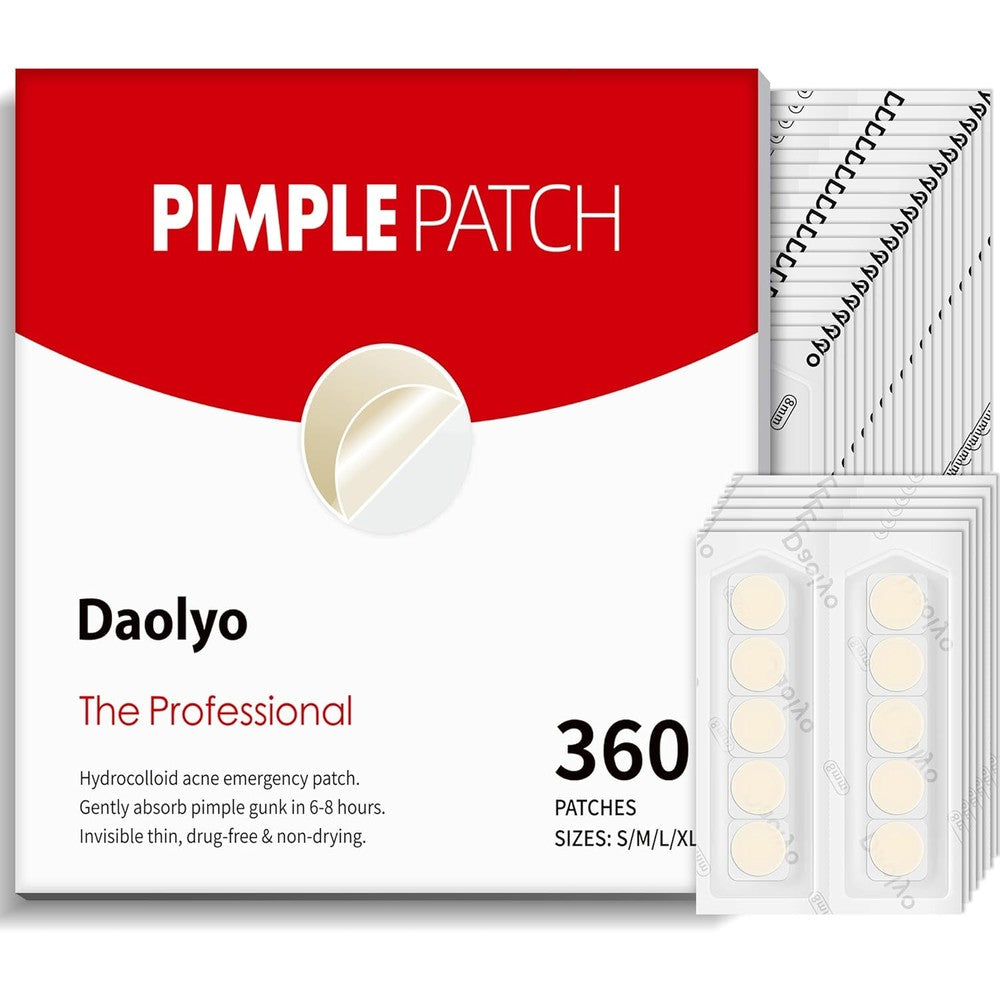 Daolyo pimple patches 360 count front view package for acne spot treatment