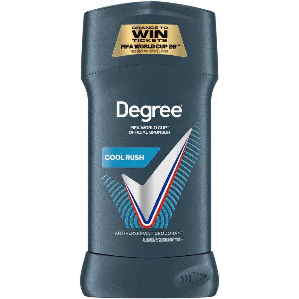 Unilever Degree Men Antiperspirant Deodorant Cool Rush front view packaging