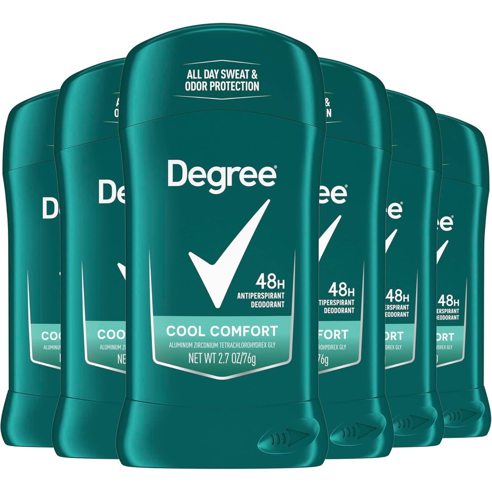 Degree Men Dry Protection Cool Comfort Antiperspirant Deodorant front view showing packaging