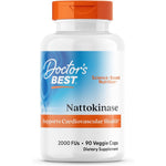 Doctor's Best Nattokinase 2000 Fibrinolytic Units Cardiovascular Health Supplement 90 Veggie Capsules