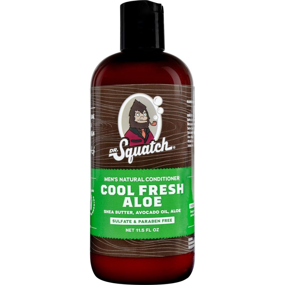 Dr. Squatch Cool Fresh Aloe Men Natural Conditioner front view bottle