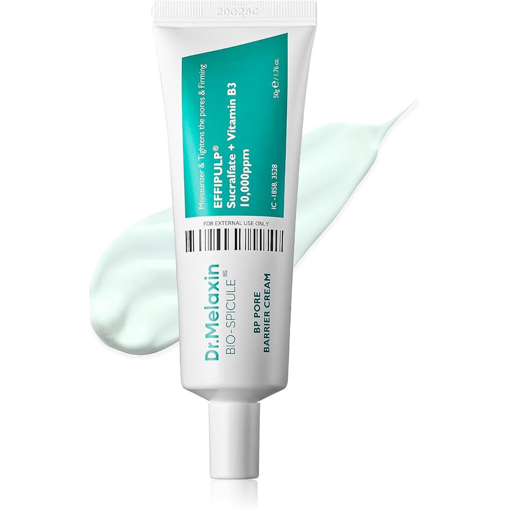 Dr Melaxin BP Bio Spicule Pore Barrier Cream 50g front view packaging on a clean background