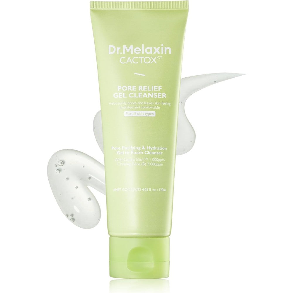 Dr.Melaxin Cactox Pore Relief Gel Cleanser front view packaging