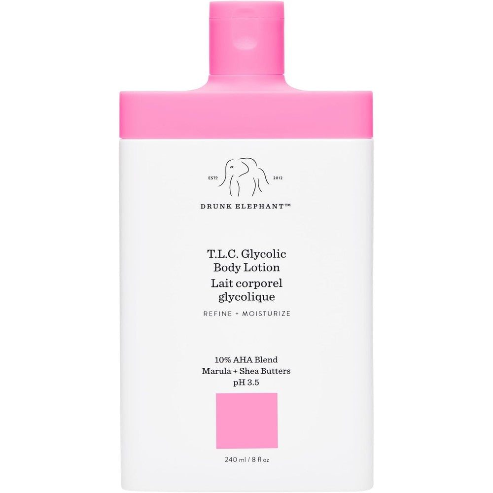 Drunk Elephant T L C Glycolic Body Lotion Exfoliating AHA Moisturizer 240ml