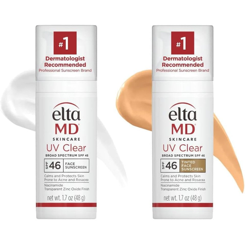 EltaMD UV Clear Face Sunscreen Duo Kit front view packaging