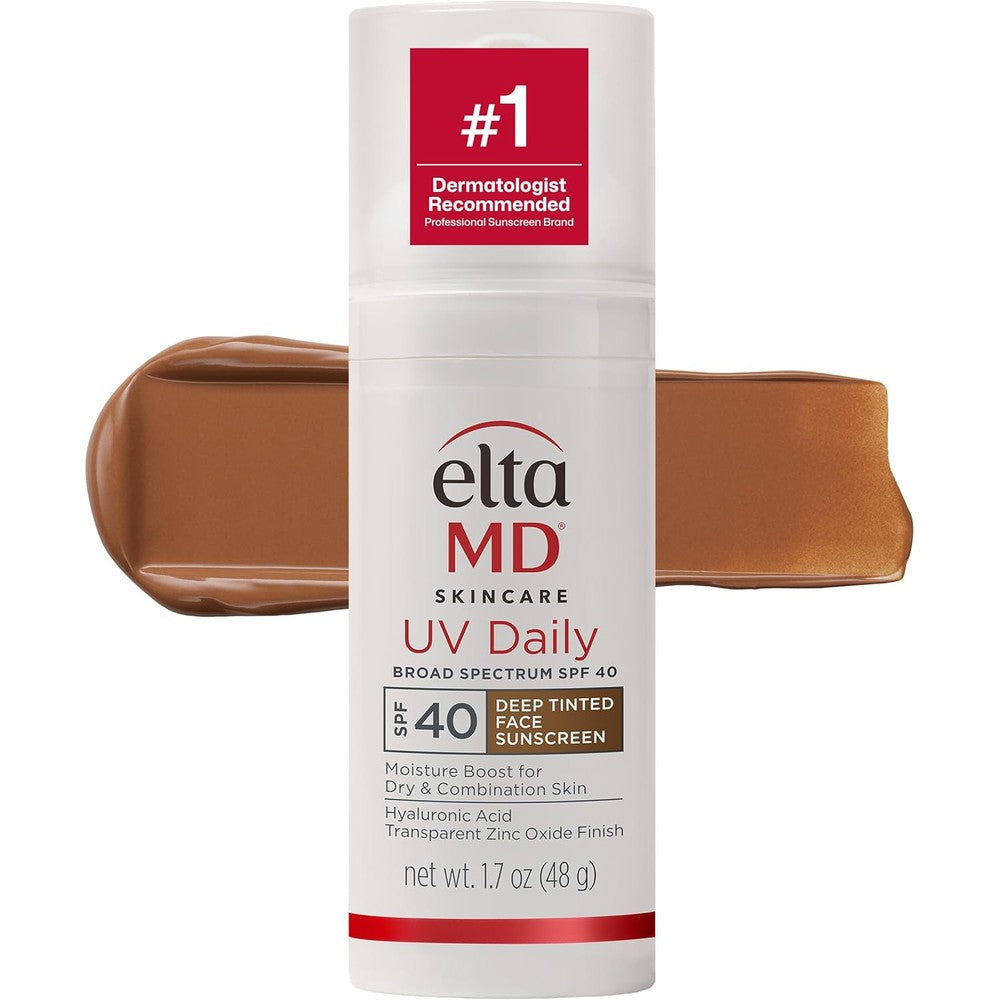 EltaMD UV Daily Deep Tinted face sunscreen front view bottle