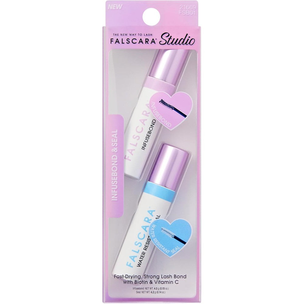 KISS FALSCARA Studio InfuseBond & Water-Resistant Seal, Net Wt. 8.7g (0.29 Oz.)