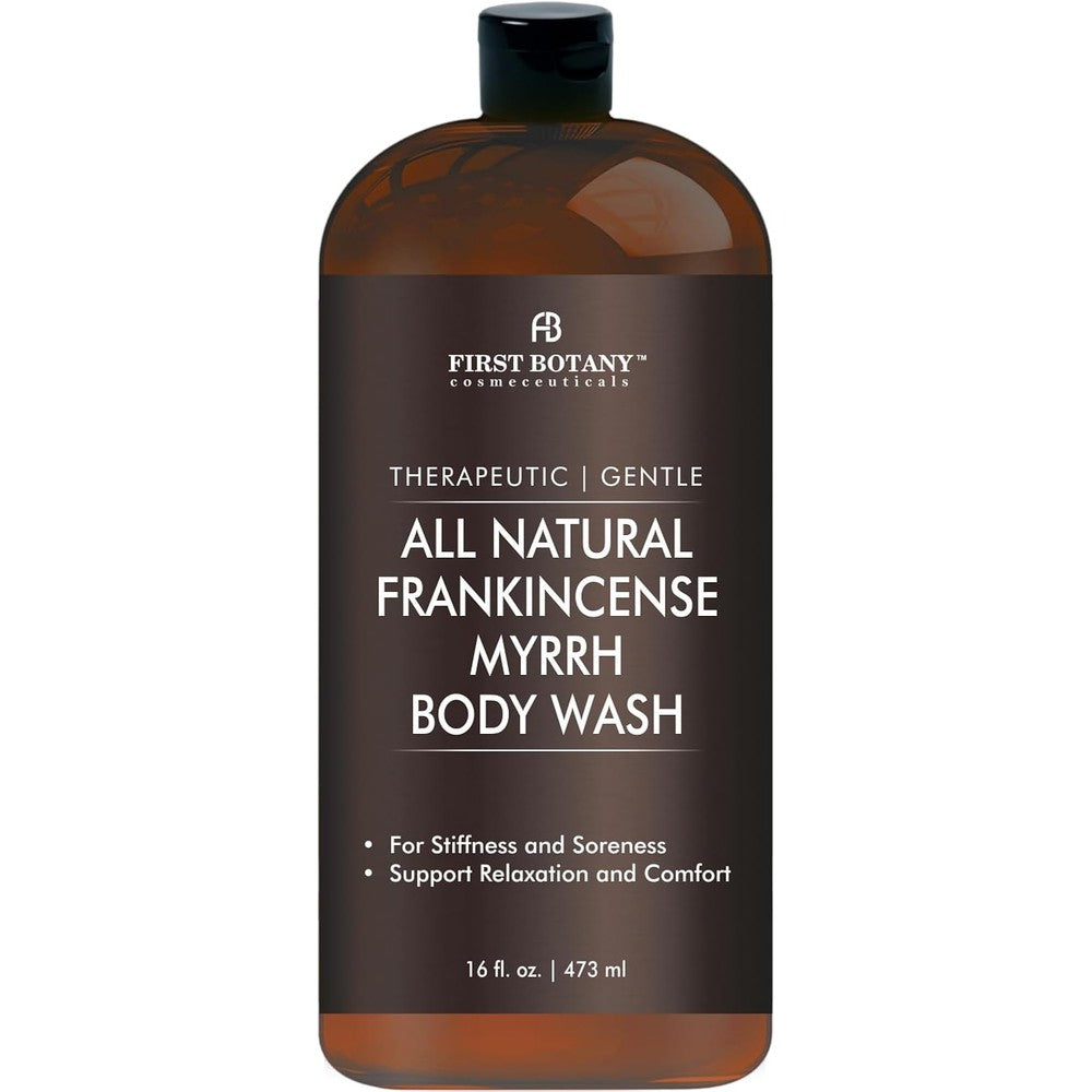 First Botany All Natural Body Wash front view therapeutic shower gel
