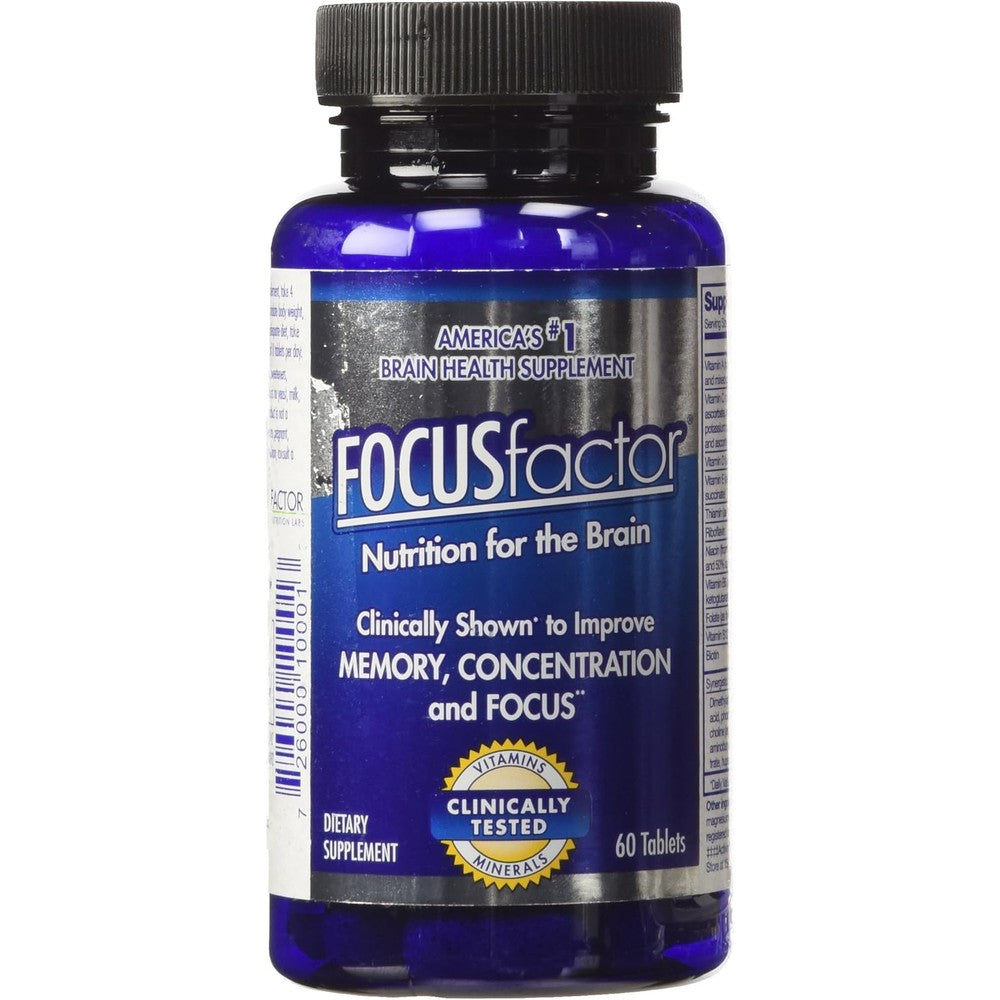 Focus Factor for Adults, Tablets, 60 tablets