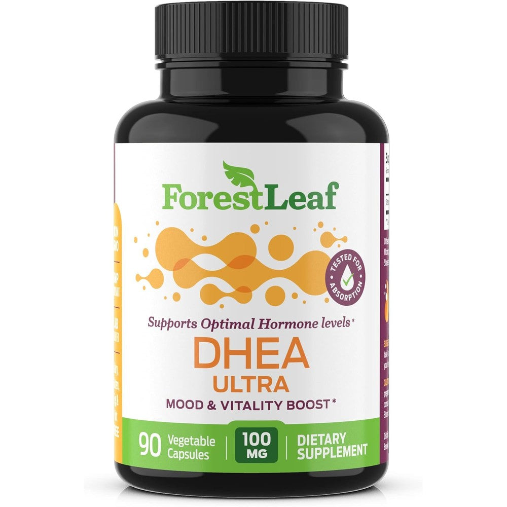 DHEA 100mg | DHEA Supplement for Women | DHEA Supplement for Men | Pure High Strength Micronized Dehydroepiandrosterone | Supports Energy, Hormone Balance, Anti-Aging, Mood | 90 Caps (3-Month Supply)