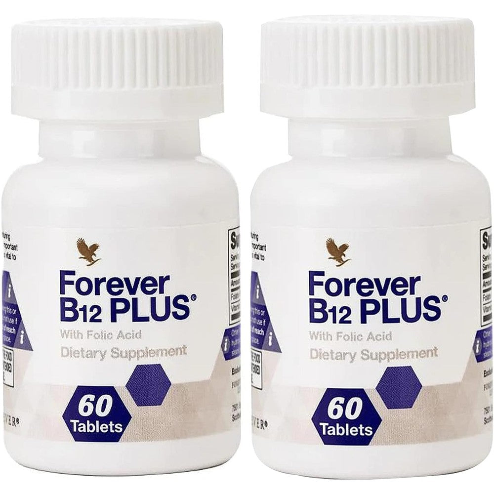 Forever Living Products B12 Plus bottle front view authentic USA imported supplement