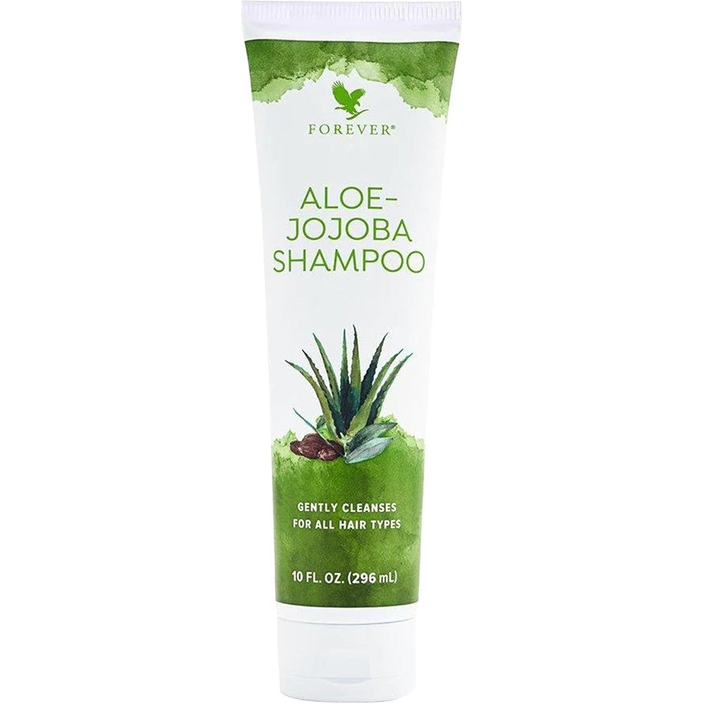 Forever Living Aloe Jojoba Shampoo front view bottle
