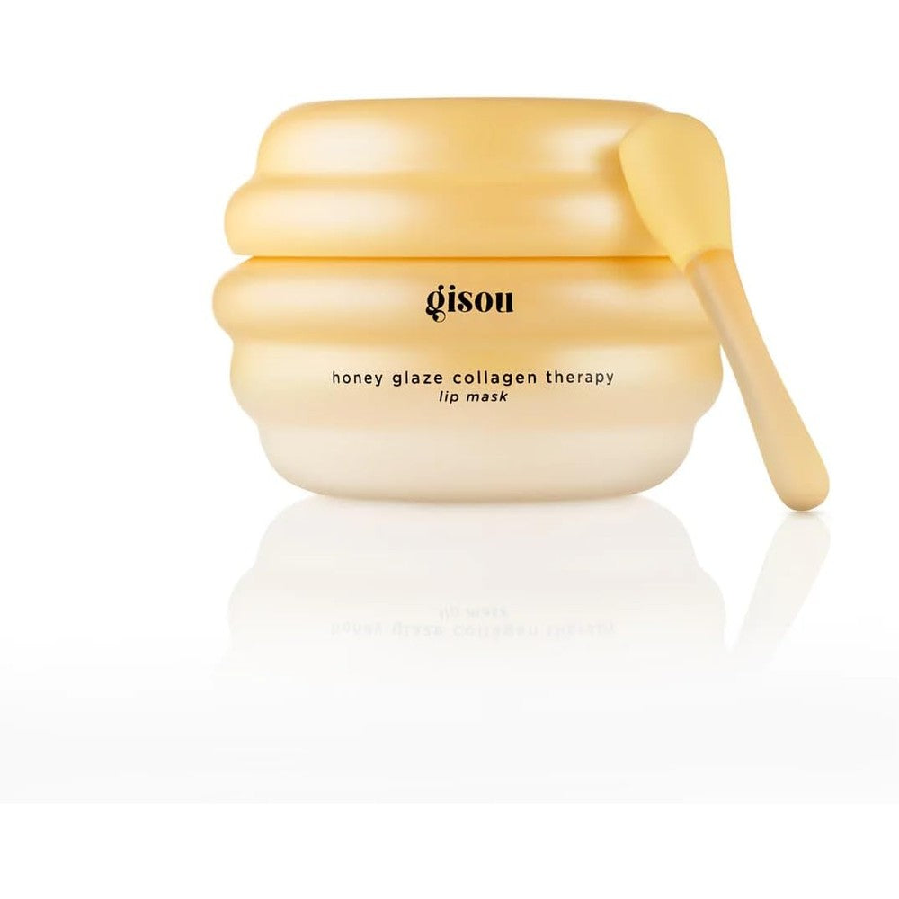 Gisou Honey Glaze Collagen Therapy Lip Mask - Intense Hydration, Visible Repair & Glazed Shine with Mirsalehi Honey, Collagen Active & Hyaluronic Acid