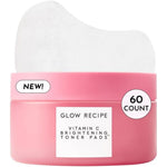 Glow Recipe Vitamin C Brightening Toner Pads 60 Count jar front view