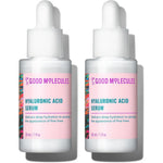Good Molecules Hyaluronic Acid Serum Pack of 2 front view showing the bottles for facial hydration.