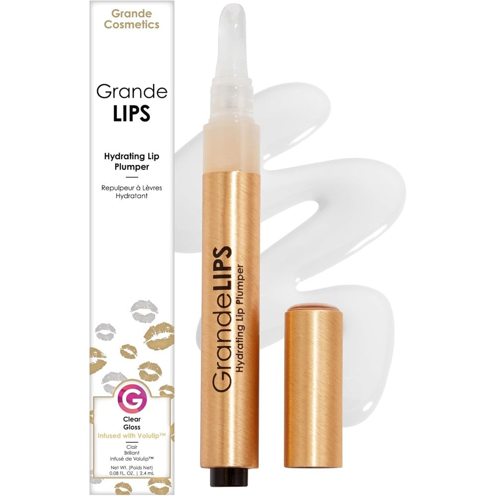 Grande Cosmetics GrandeLIPS hydrating lip plumper front view packaging