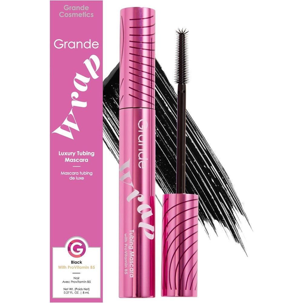 Grande Cosmetics GrandeWRAP Tubing Mascara front view packaging