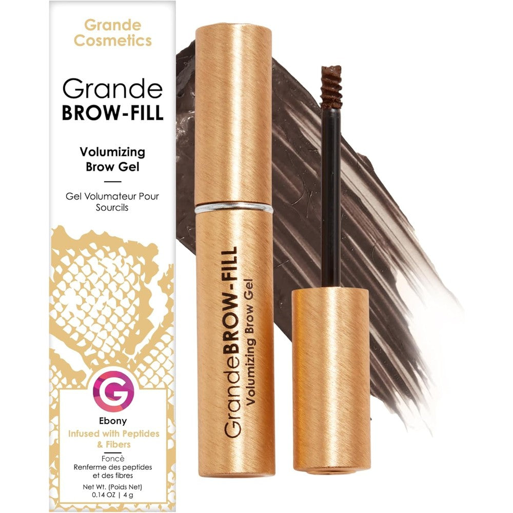 Grande Cosmetics GrandeBROW-FILL Volumizing Brow Gel front view packaging