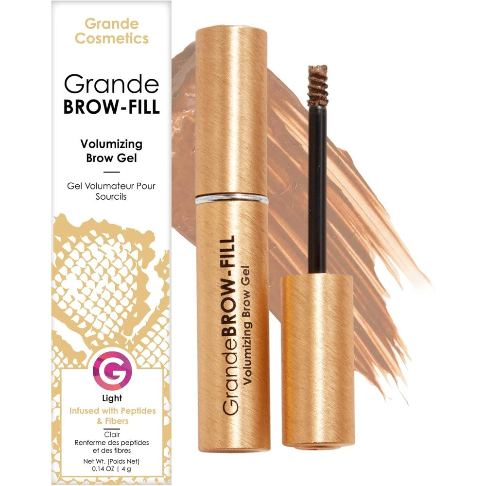 Grande Cosmetics GrandeBROW-FILL Volumizing Brow Gel front view packaging
