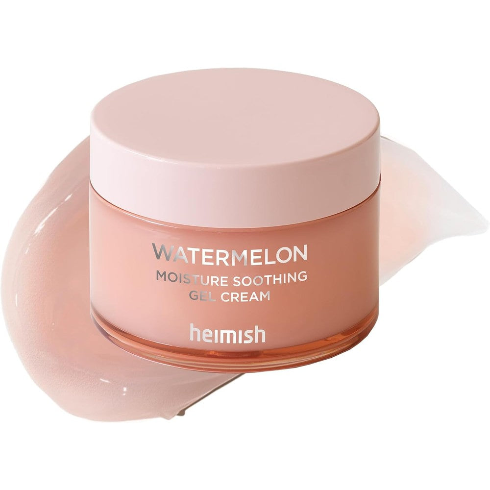 HEIMISH Watermelon Moisture Soothing Gel Cream - Hydrating, Cooling & Soothing, Plumping Facial Cream, Daily Face Moisturizer with Watermelon Extract, Lightweight, Fast-absorbing, 3.7fl.oz/110ml