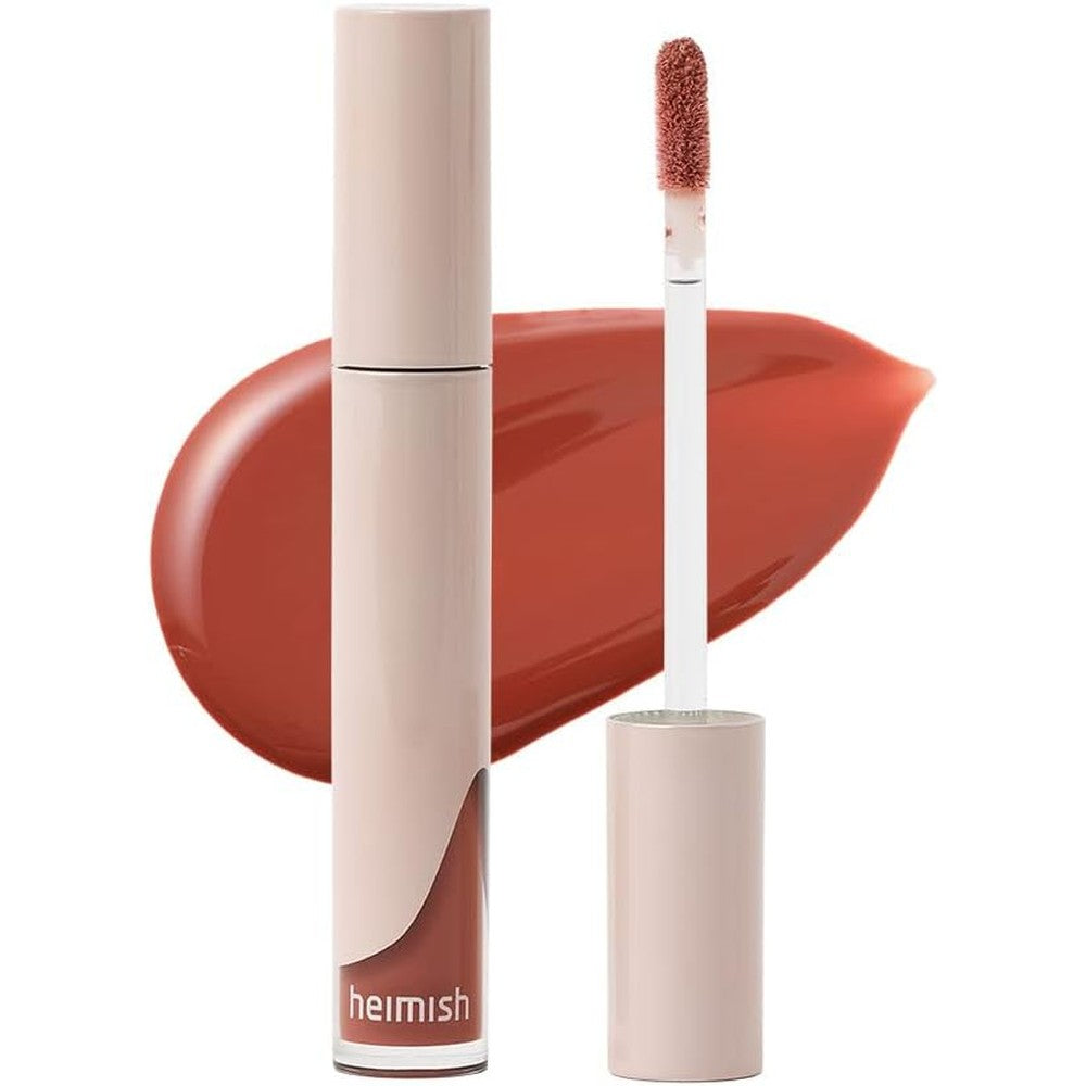 HEIMISH] Dailism Lip Gloss (Nudie Rose) 0.99 oz/ 28 g | Long Lasting Highly Pigmentated Glossy Lip Color | Non-Sticky, Liquid Lipstick, Lip Gloss, Shimmery Vivid Color, Korean Makeup