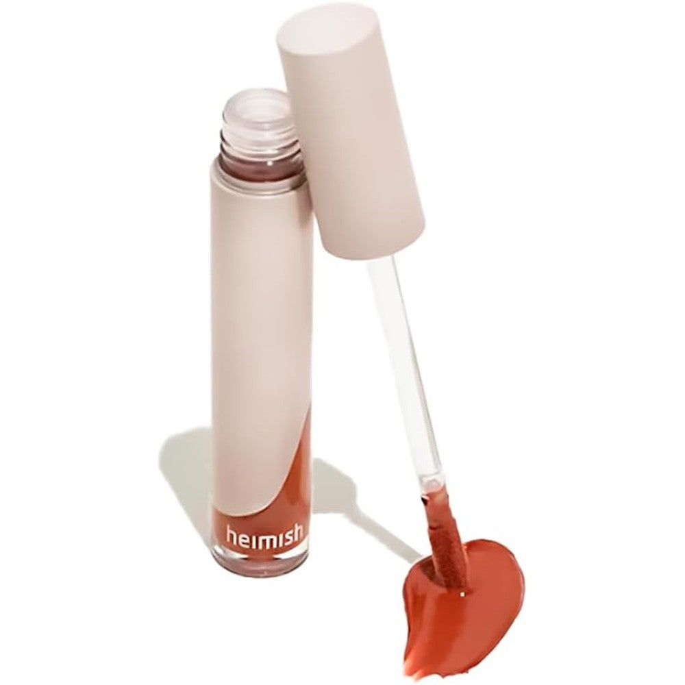 HEIMISH] Dailism Liquid Lipstick 01 Peach Brown 0.99 oz/ 28 g | Long Lasting Highly Pigmentated Cream Matte Lip Color | Liquid Lipstick, Matte Lip, Subtle Gloss, Nude Color, Korean Makeup