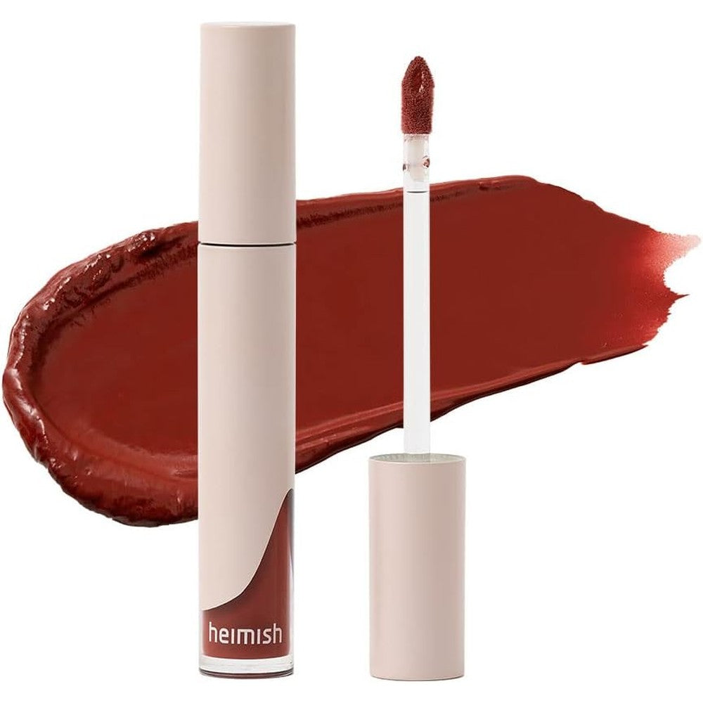 HEIMISH] Dailism Liquid Lipstick 03 Nudie Brick 0.99 oz/ 28 g | Long Lasting Highly Pigmentated Cream Matte Lip Color | Liquid Lipstick, Matte Lip, Subtle Gloss, Nude Color, Korean Makeup