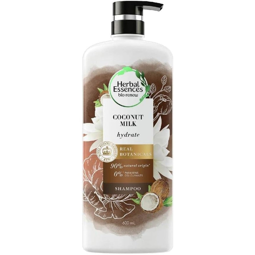 Herbal Essences Shampoo with Coconut Milk, Hydrating, Bio:Renew, 20.2 Fl Oz