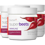 HumanN SuperBeets Immune Concentrated Non-GMO Beetroot Immune System Supporting Supplement (Cranberry Cherry, 5.4-Ounce, 3-Pack)