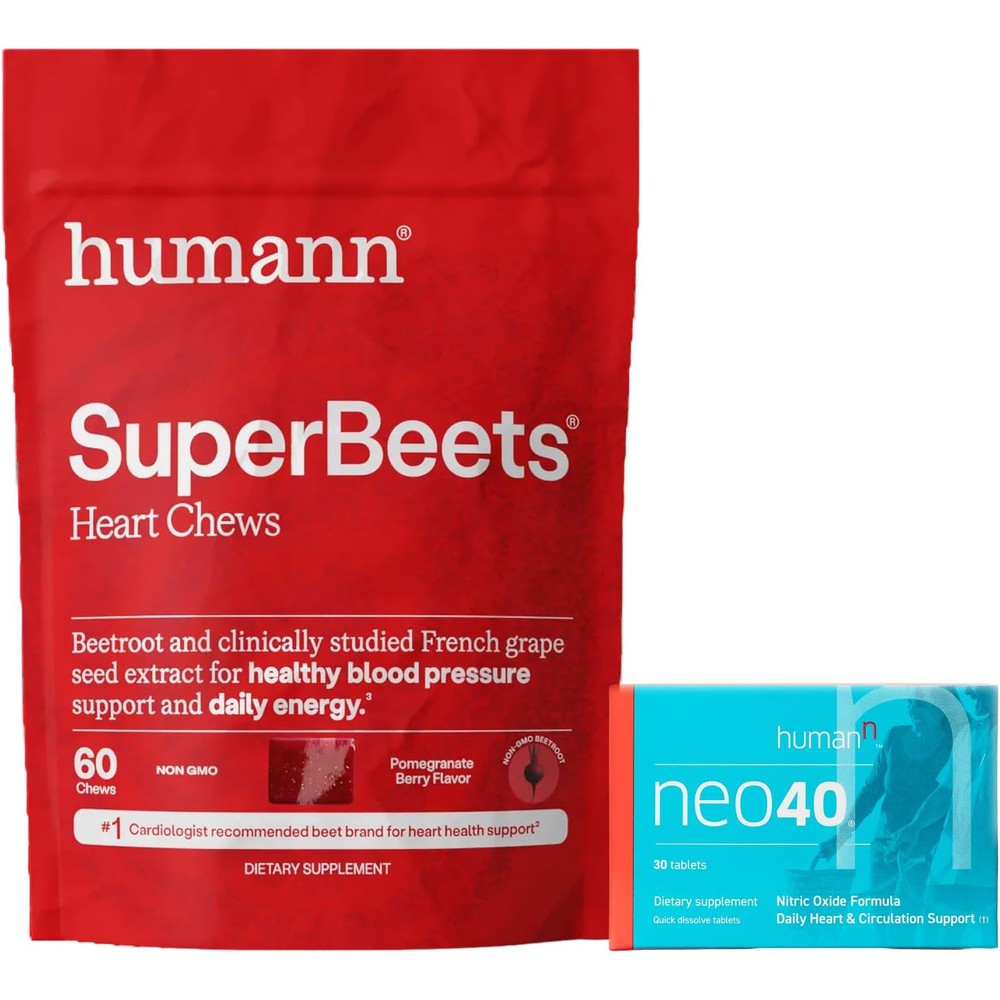Humann Neo40 Daily & SuperBeets Heart Chews