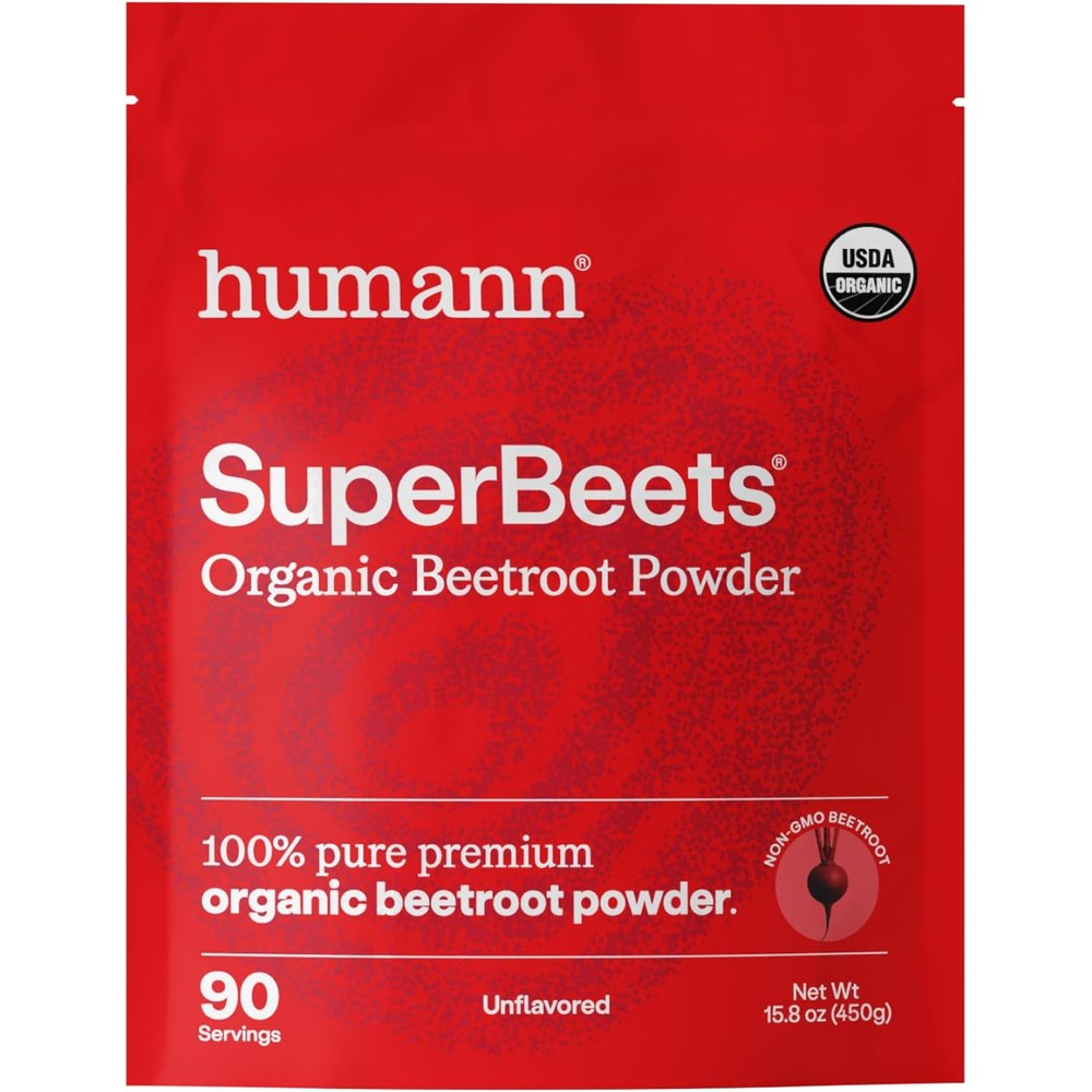 Humann SuperBeets Organic Beet Root Powder, 90 Servings