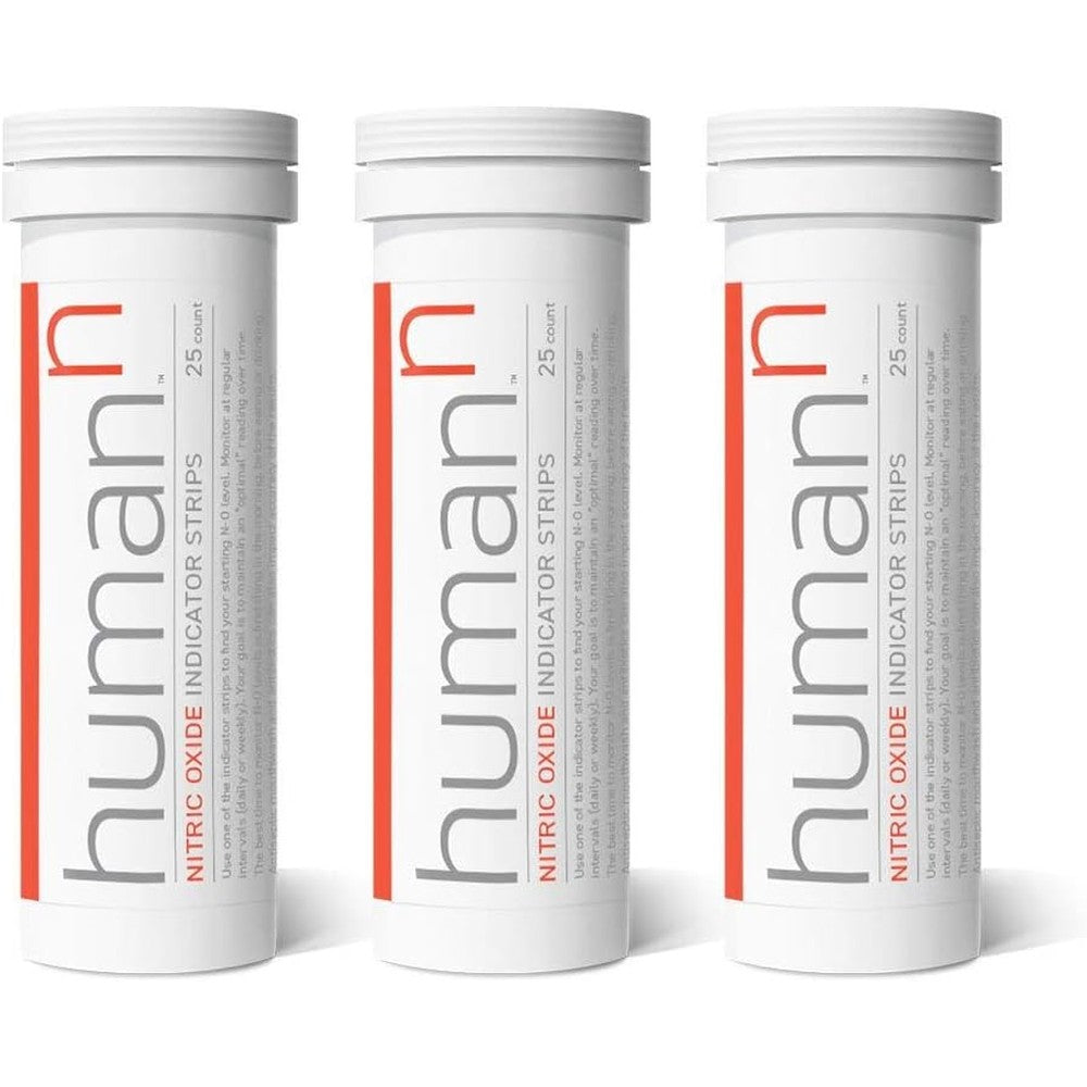 HumanN - Nitric Oxide | Indicator Strips 75 Strips - 3 Tubes of 25 Strips