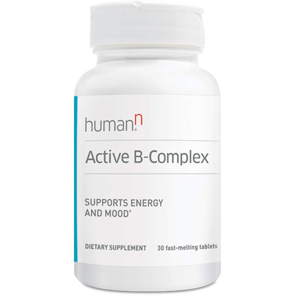 HumanN Active B-Complex Daily Energy & Mood Enhancing Supplement, from The Makers of SuperBeets (30 Fast-Melting Tablets)