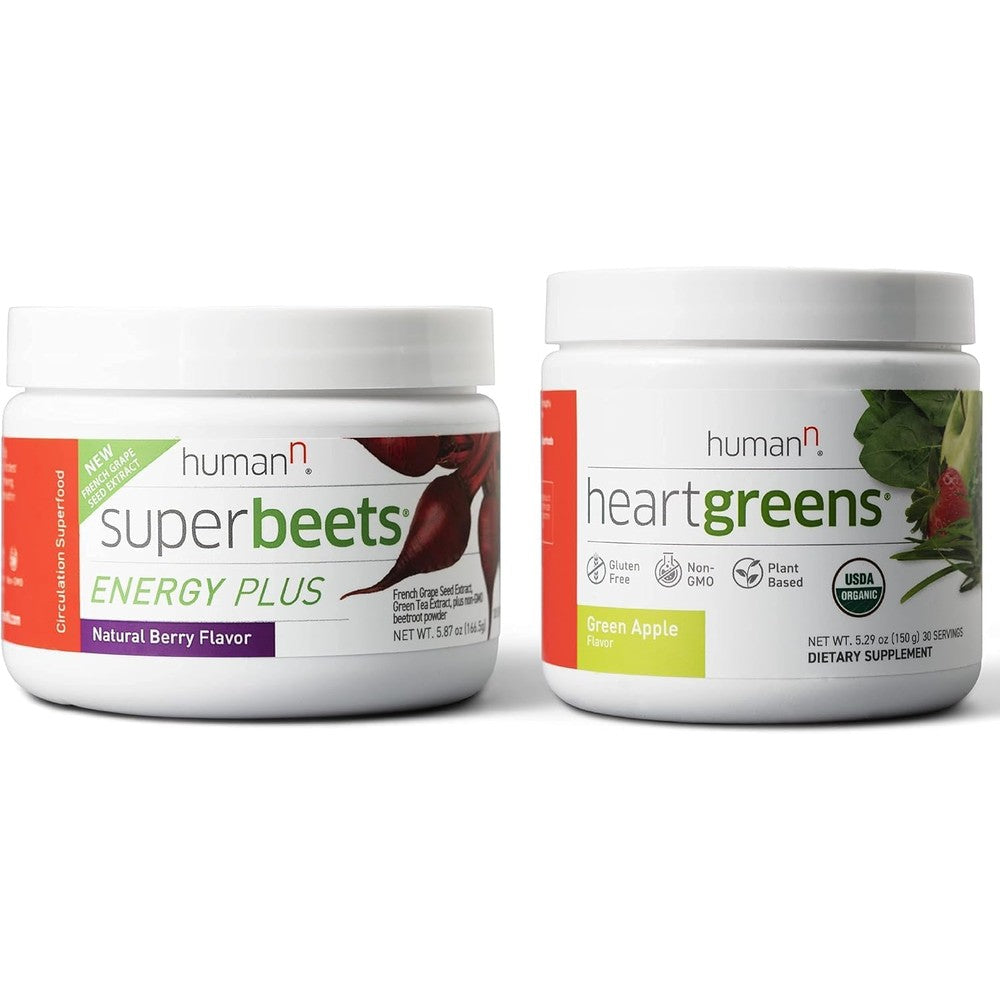 Humann SuperBeets Energy Plus & HeartGreens Powder