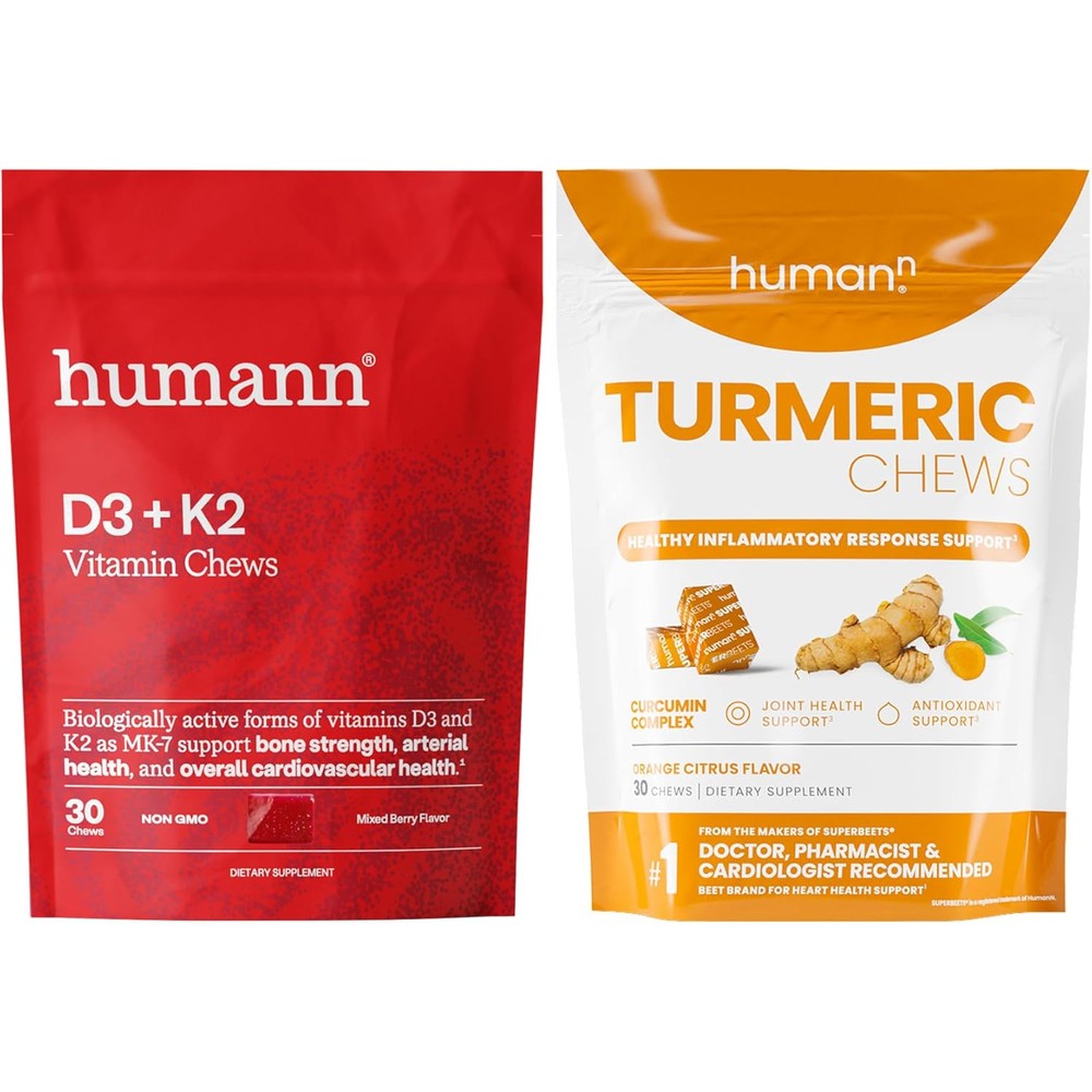 Humann D3 + K2 & Turmeric Chews
