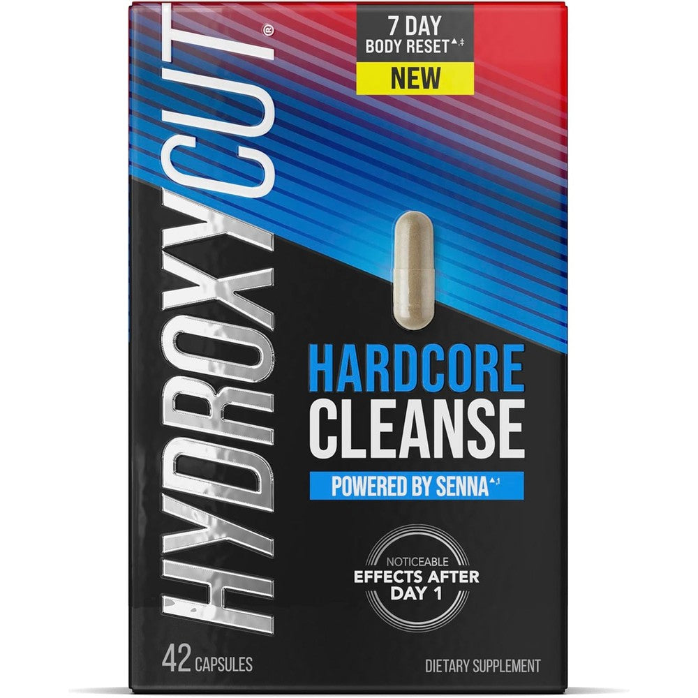 Hydroxycut Hardcore Cleanse 7 Day Body Reset Apple Cider Vinegar 42 Capsules