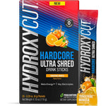Hydroxycut Hardcore Ultra Shred Drink Mix Tangerine Mimosa Fat Burning 20 Packet